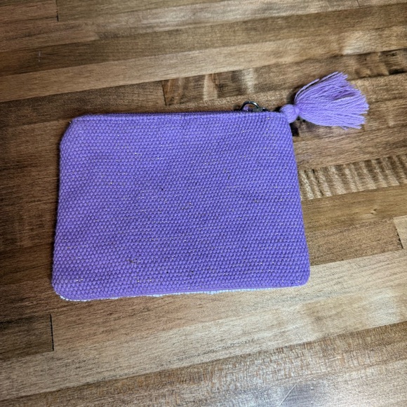 America & Beyond Beaded Coin Pouch Ocean Fish Starfish Tassel - Picture 3 of 5